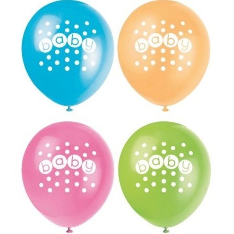 12 Baby Shower Balloons – 8 Pack