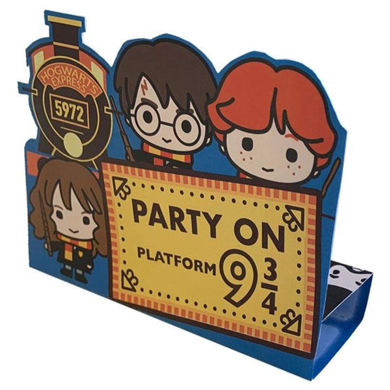 8 Harry Potter invitation cards