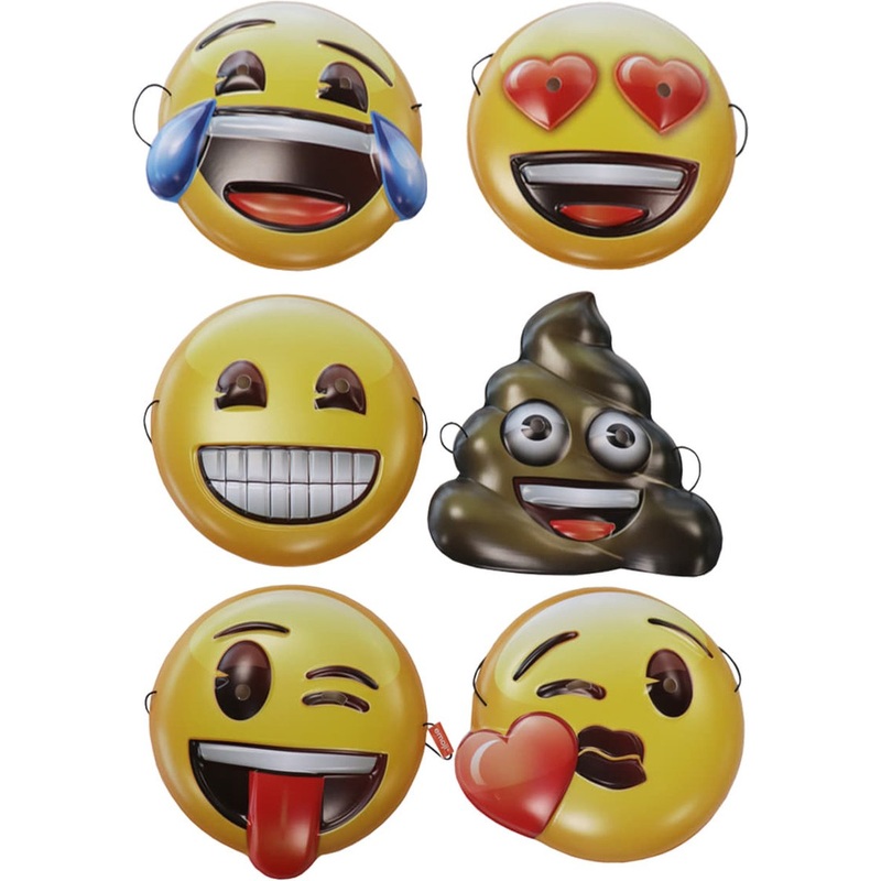 Emoji Masks – 6 Pack