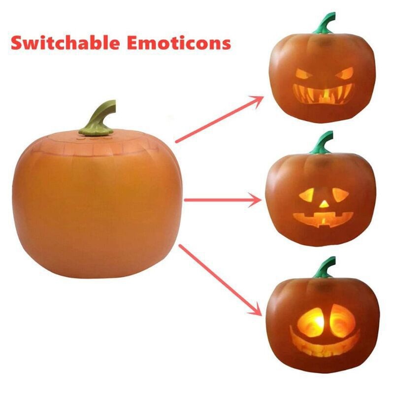 LED Talking Singing Pumpkin Light Halloween Animated Decoration