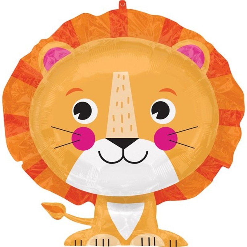 Lion foil balloon 60x53cm