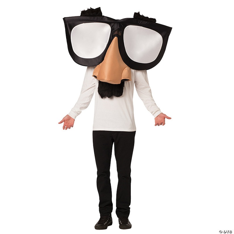 Adults Funny Nose Glasses Costume – 1 Pc.