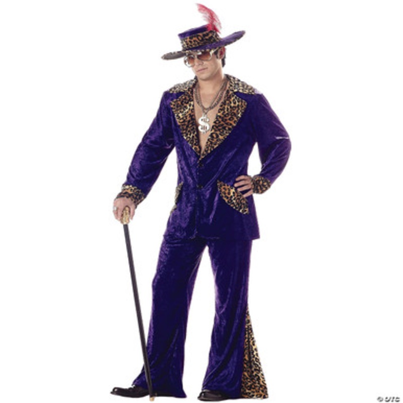 Men’s Pimp Costume – Purple Large