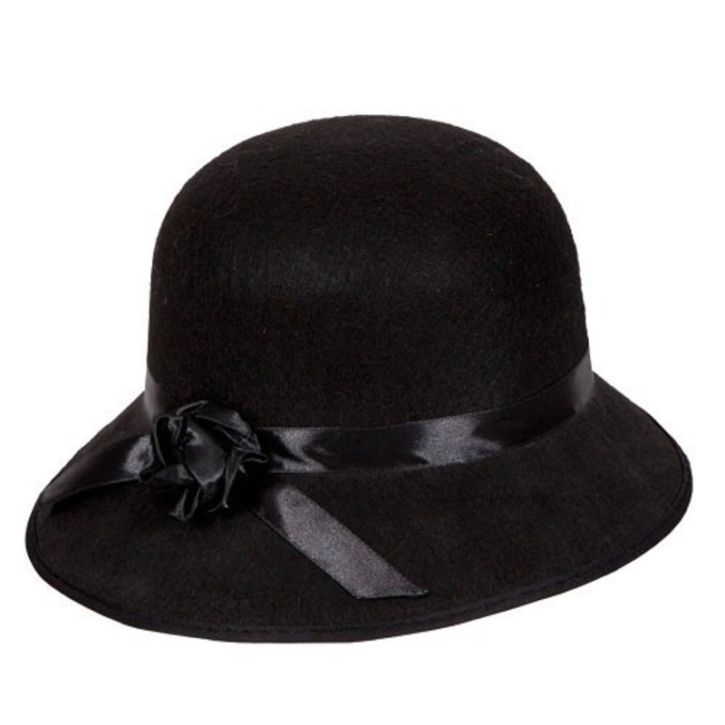 1920’s Flapper Hat – Black