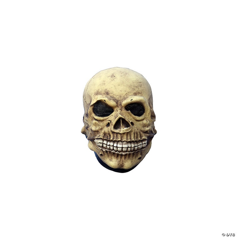 Adults Ghoulish Productions Junior Skull Overhead Latex Mask – One Size