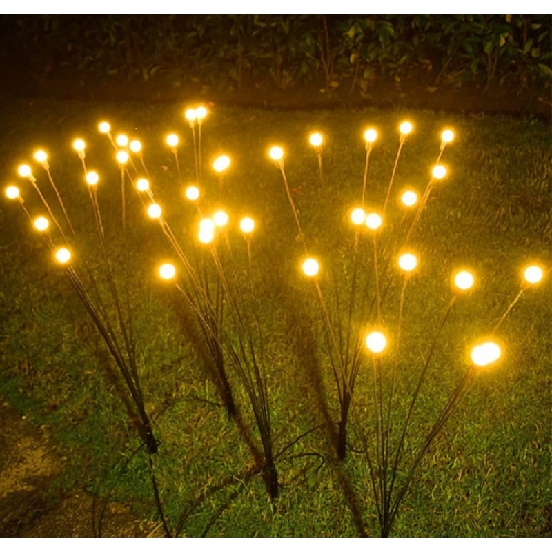 New Product Solar Landscape Firefly Light Outdoor Lawn Landscape for Yard Garden Decoration Pavilion Street Stake Light