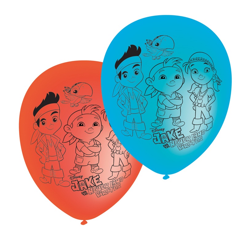 6 balloons Jake and the Never Land Pirates