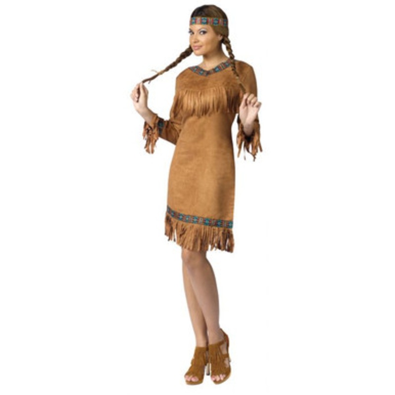 American Indian Woman Costume Adult Small/Medium