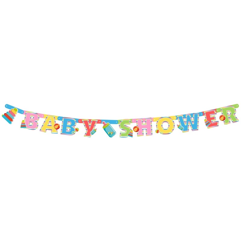Colorful garland baby shower 240cm