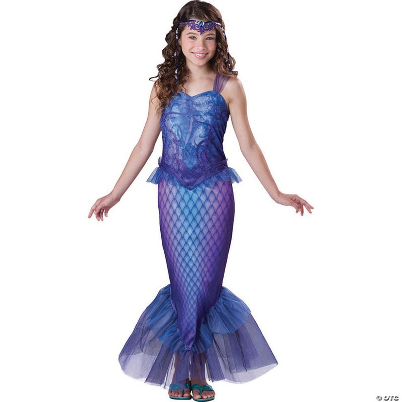 Girl’s Mysterious Mermaid Costume
