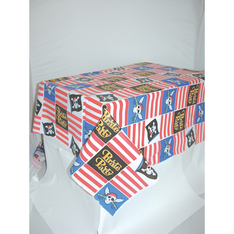 Horrors Of The Seas Pirate Party Tablecloth 140x260cm