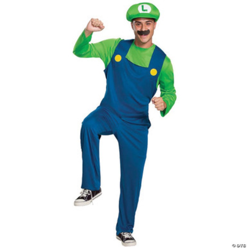 Luigi Costume Classic Super Mario Bros.  Medium