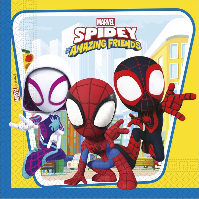 20 napkins Spidey and Friends 33cm