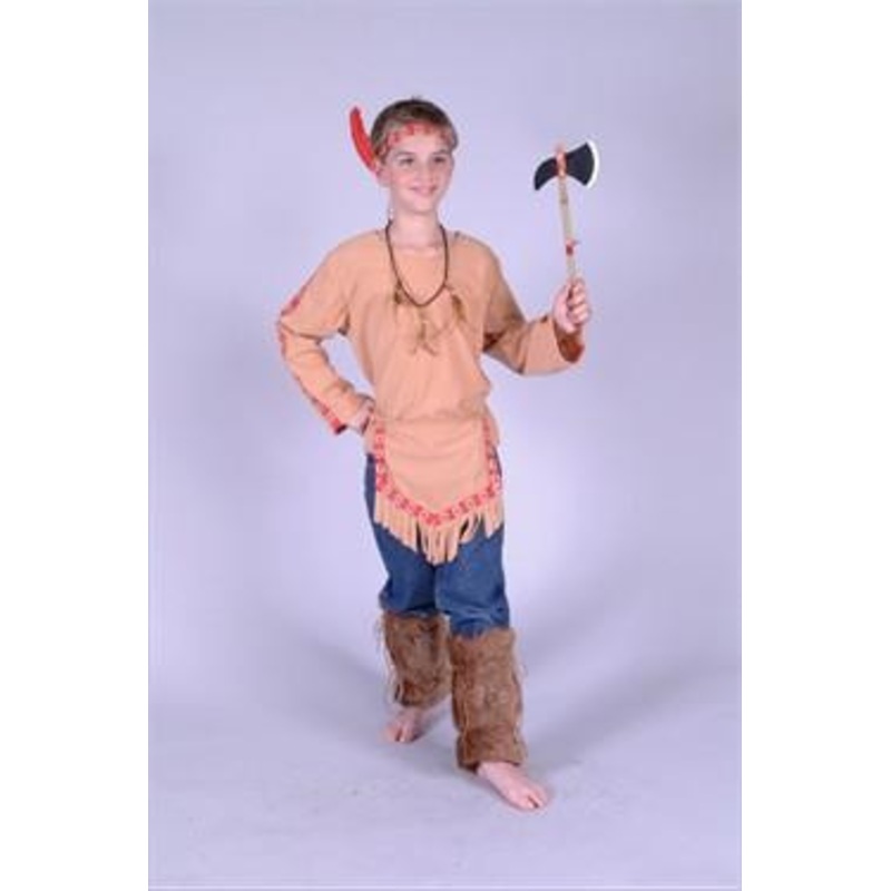 Buckskin Indian Brave Child Costume Small