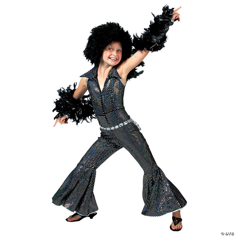 Girls Boogie Disco Costume|MEDIUM|LARGE