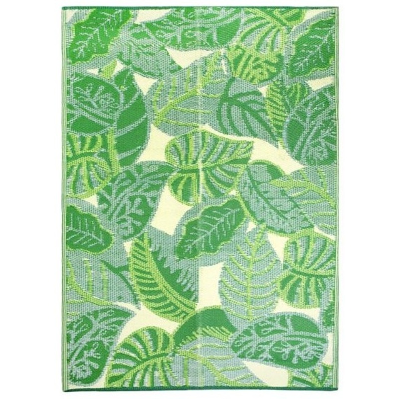 Palm leaf outdoor rug 1.8 x 1.2m