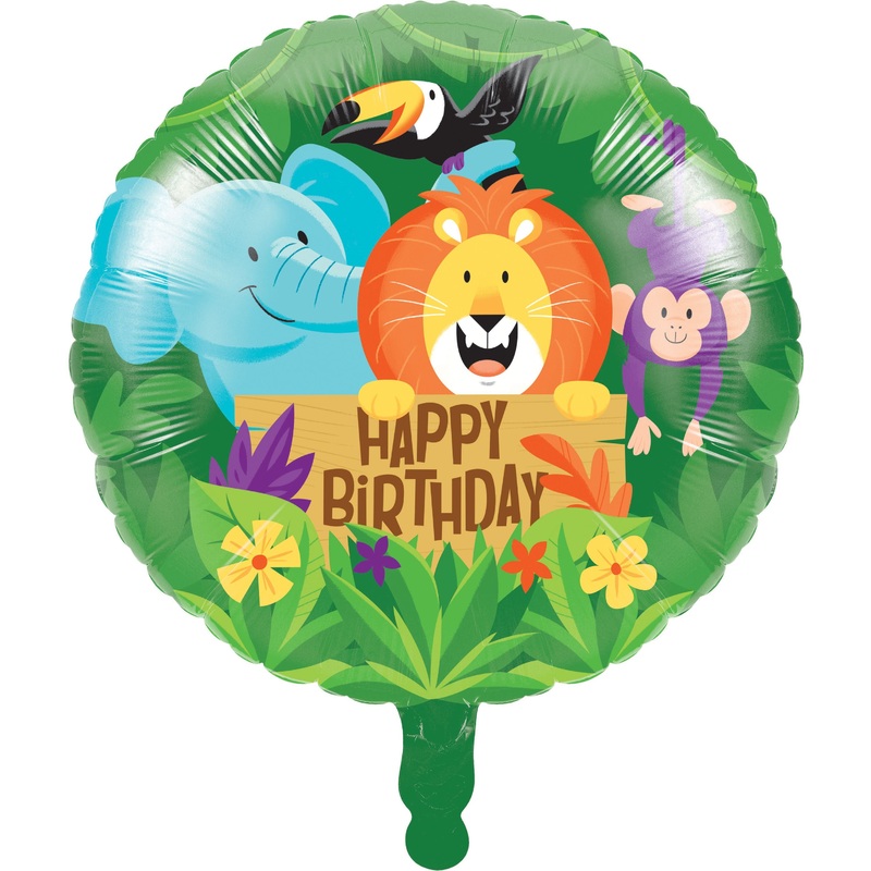 Safari adventure foil balloon 46cm