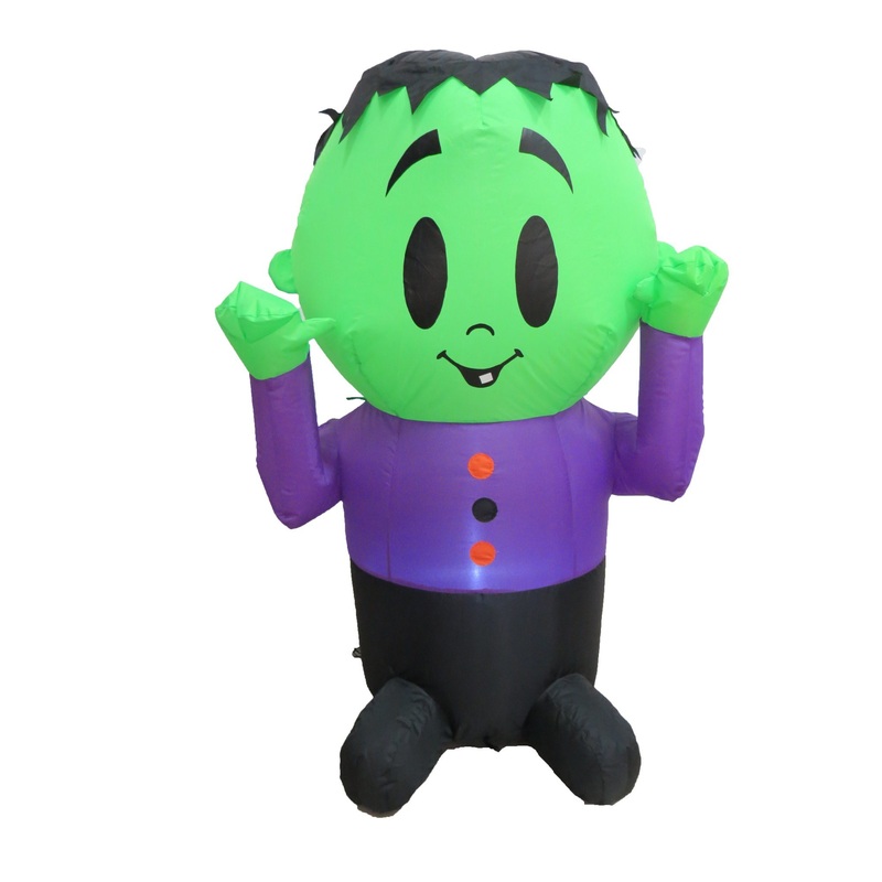 3.5FT Halloween Inflatable Baby Frankenstein Monster LED Outdoor Indoor Holiday Decorations