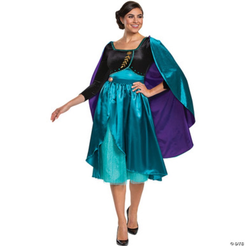 Frozen 2 Queen Anna Costume – Adult Deluxe  Small