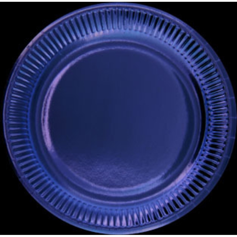 Gold gloss paper plate 23cm