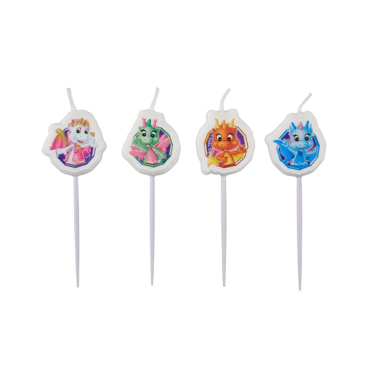 4 mini figure candles Safiras