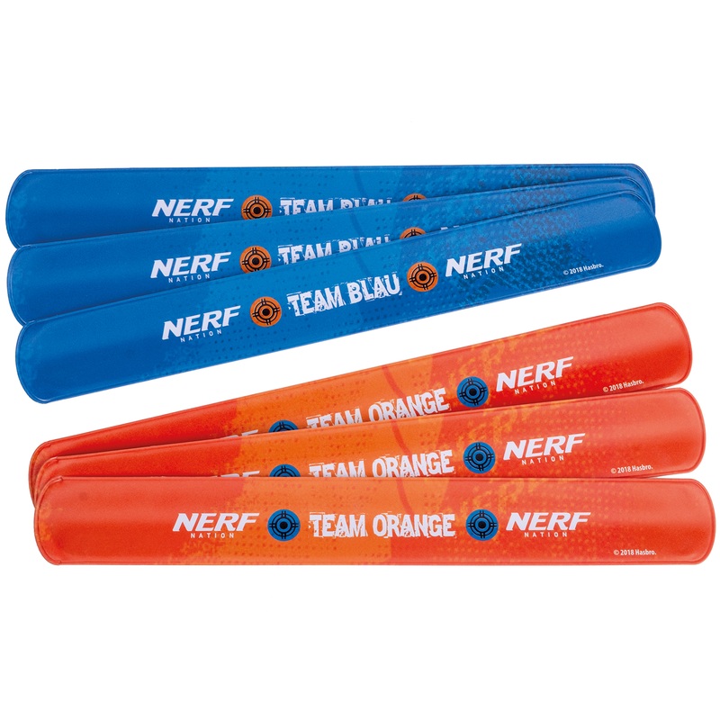 6 Nerf Battle Zone clack bracelets