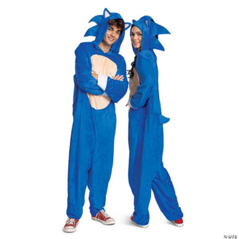Sonic Onesie Costume  Adult  Medium