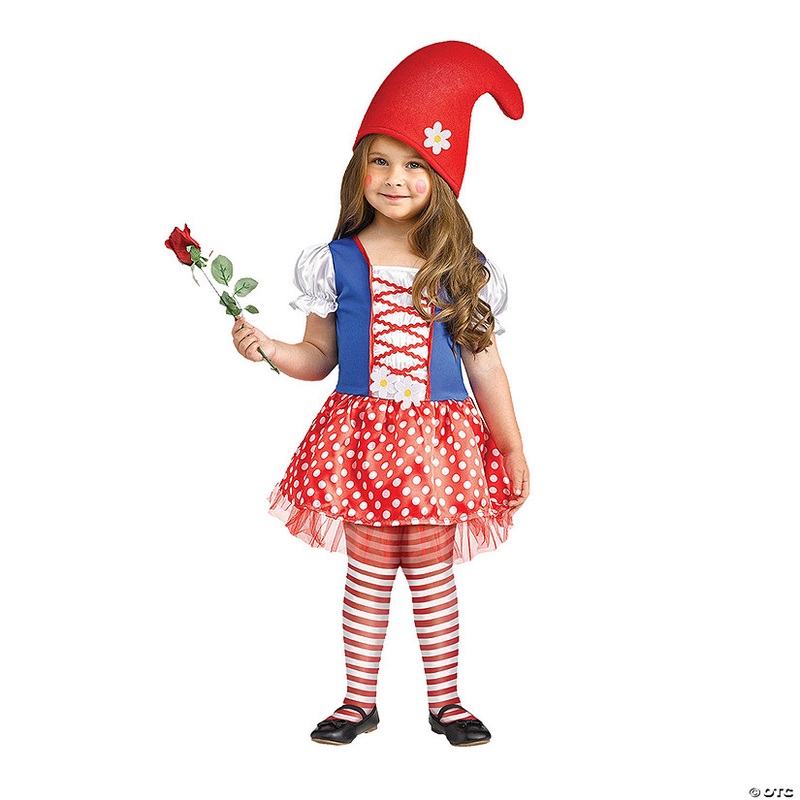 Toddler Girl’s Lil Miss Gnome Costume