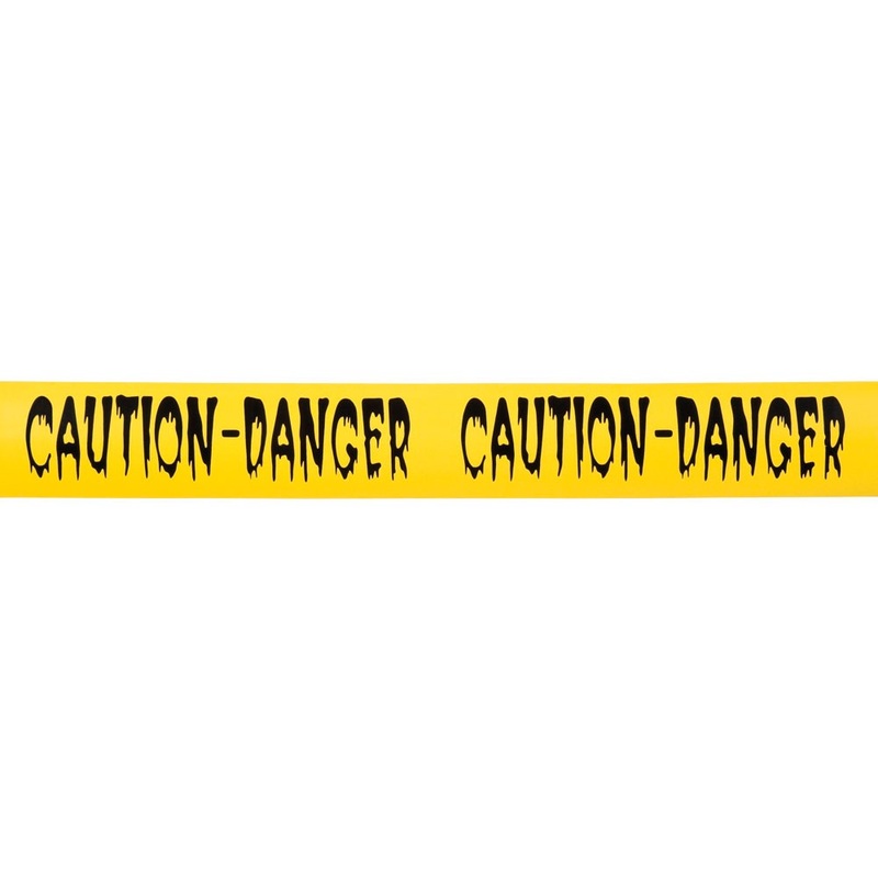 Barrier tape Caution-Danger black / yellow 10m
