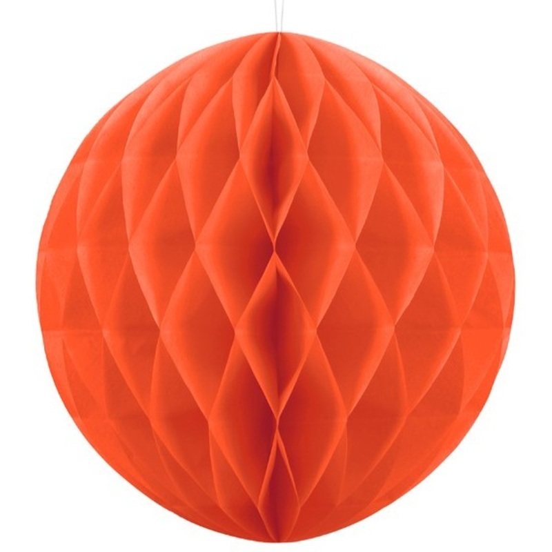 Honeycomb ball Lumina orange 40cm