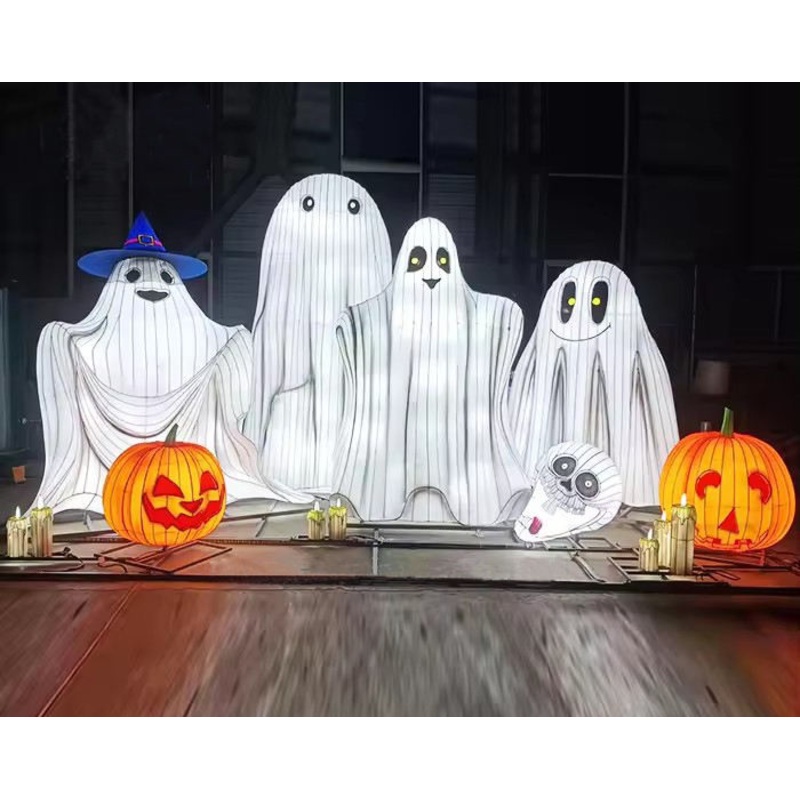 LED Light Waterproof Pumpkin Halloween Yard Outdoor Inflatables Decoration Lantern for Party