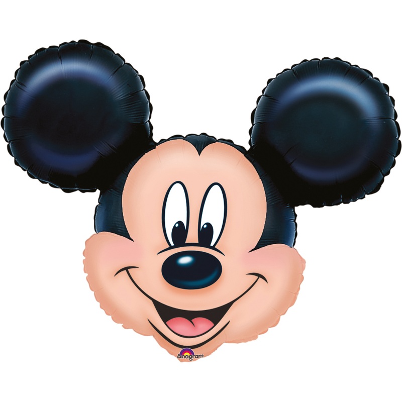 Mickey Mouse face foil balloon