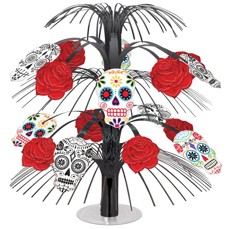 Dia De Los Muertos table fountain 35cm