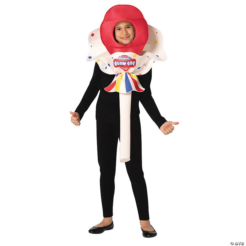 Kids Charms Blow Pop Cherry Candy Tunic Costume