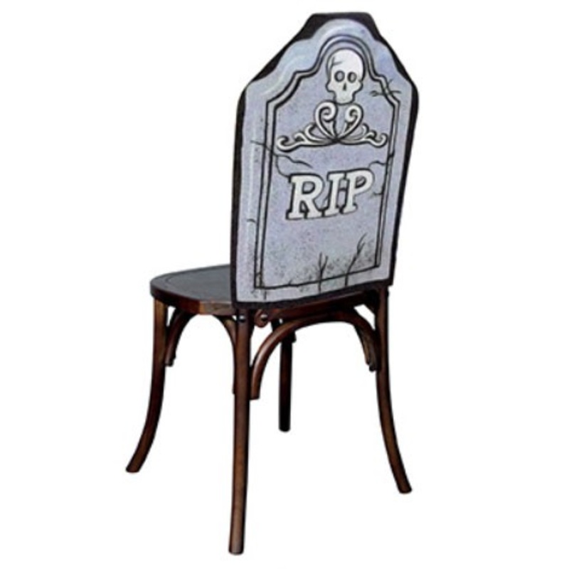 RIP Tombstone Chair Cover 61cm x 48cm