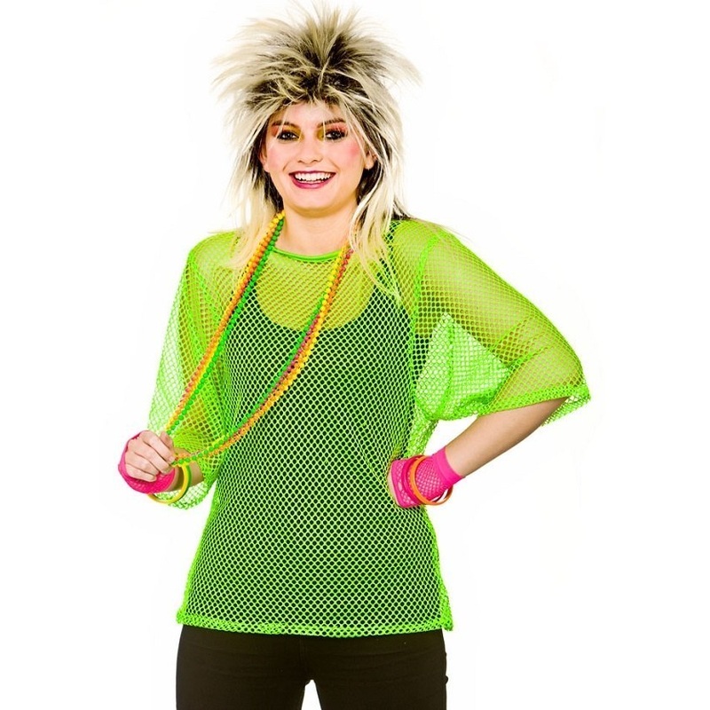 80’s Mesh Top – Neon Green