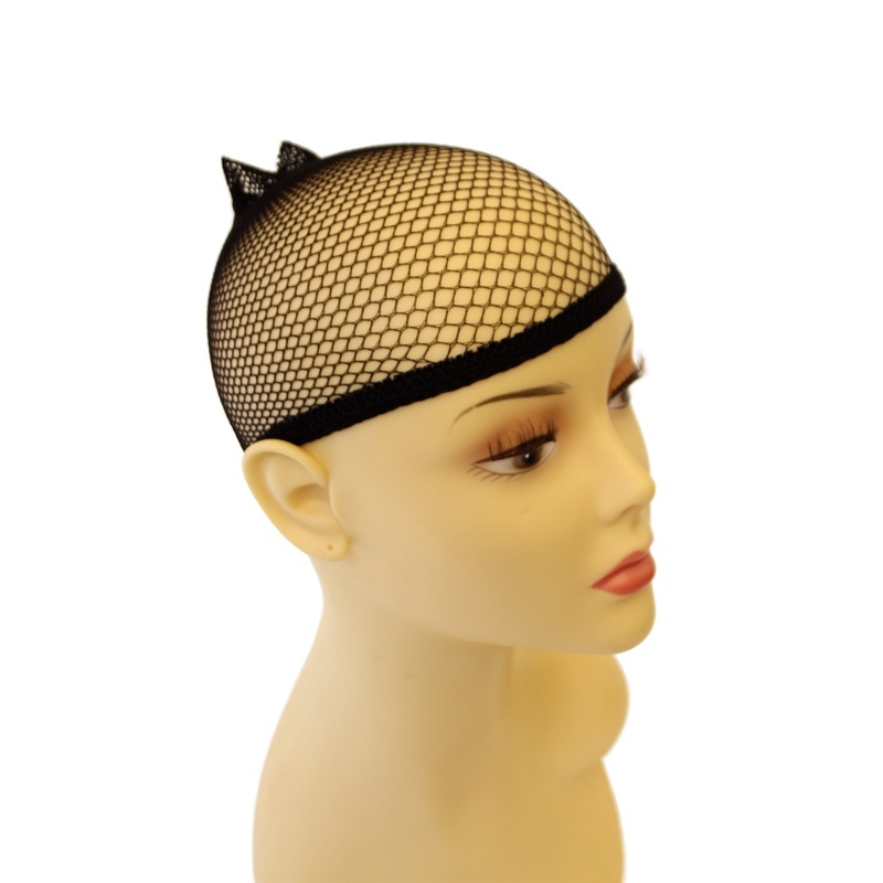 WIG ME UP elastic black dark hair net, wig cap HNS