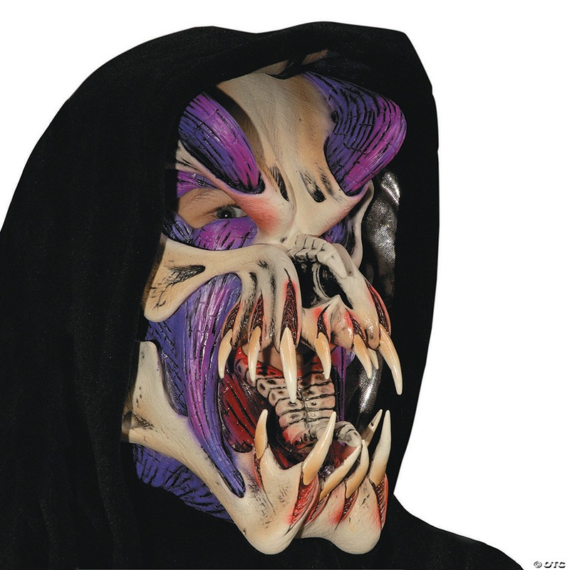 Adults Purple Predator Monster Halloween Mask