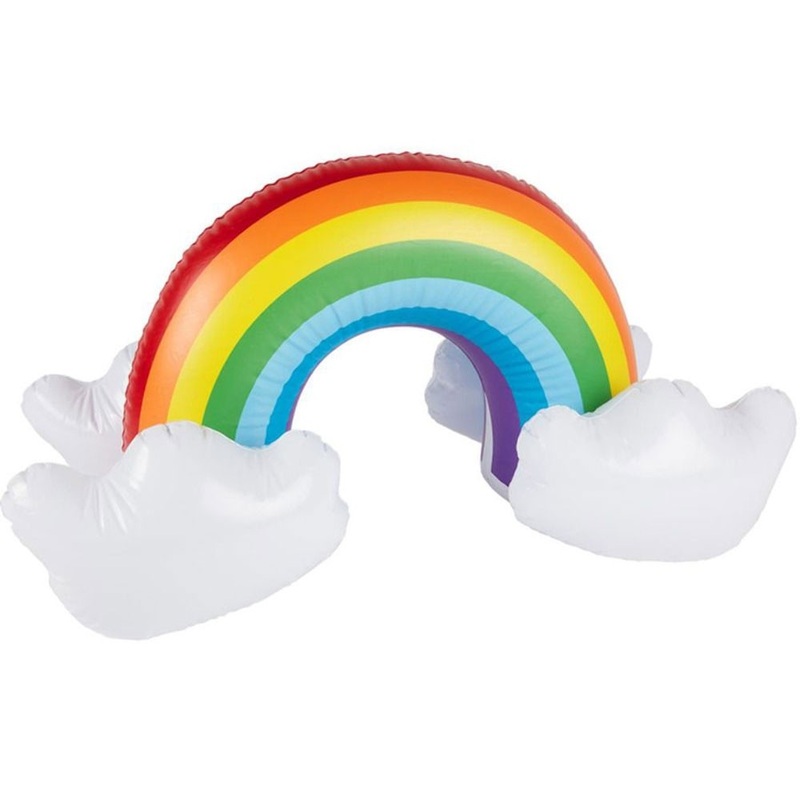 Inflatable rainbow decoration figure 48cm
