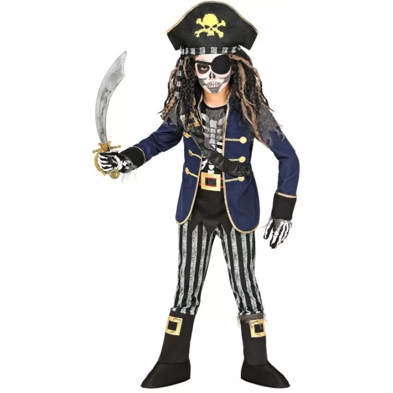 Pirate Captain Skeleton Costume – Tween