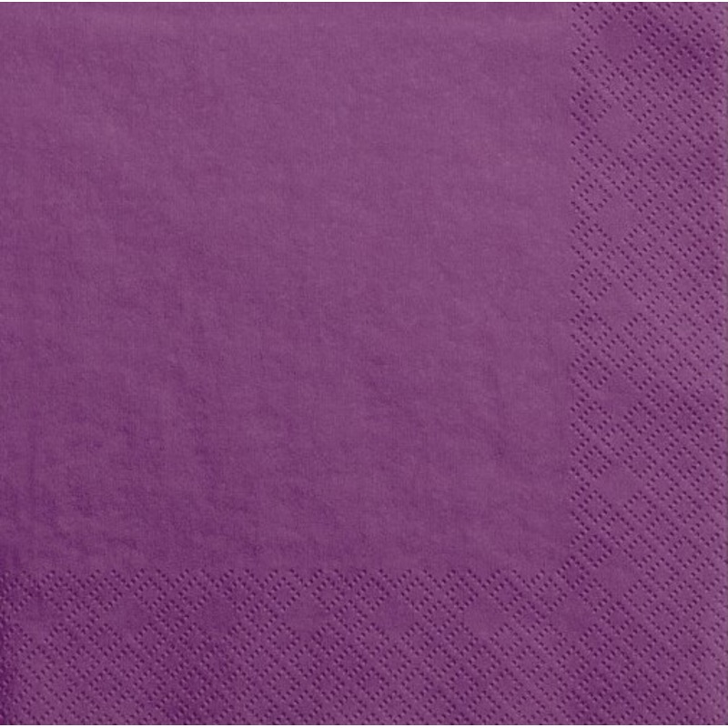 20 napkins Scarlett violet 33cm