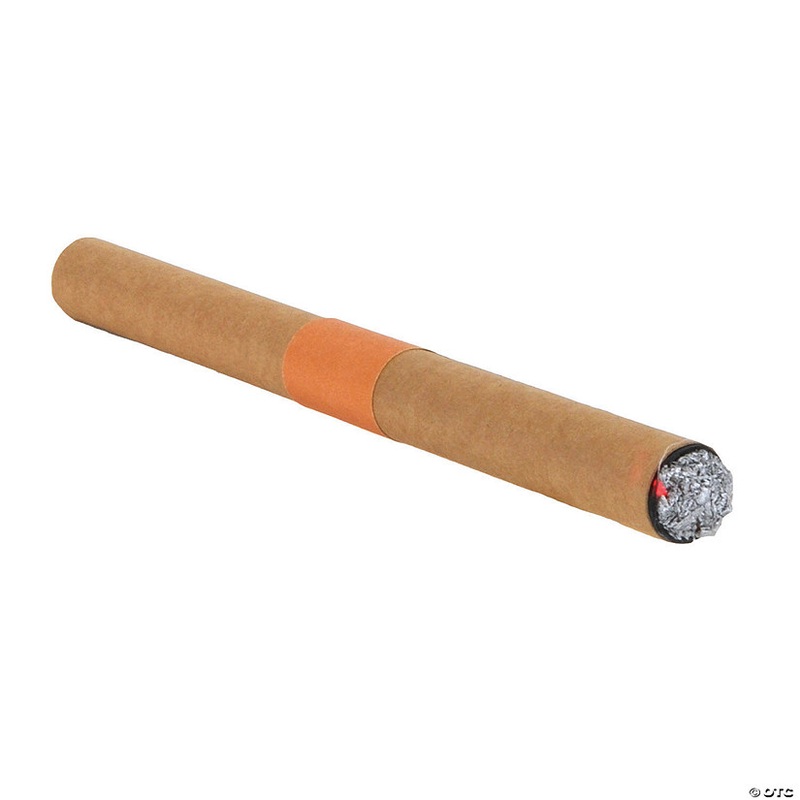 7-1/4 Red LED Light-Up Cigar Costume Accessory