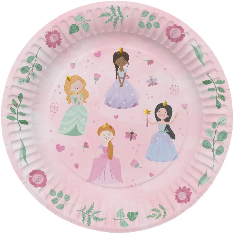 8 Magic Castle paper plates 23cm