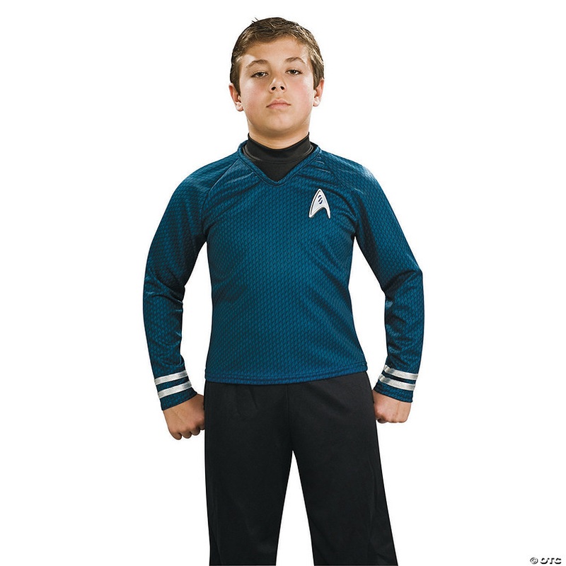 Boy’s Deluxe Blue Star Trek Uniform Costume – Medium
