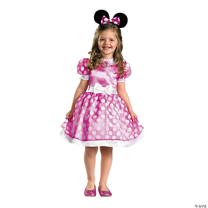 Girl’s Pink Classic Minnie Mouse Costume
