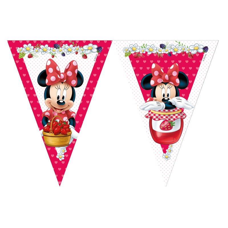 Minnie Mouse strawberry moments pennant chain 2.3m