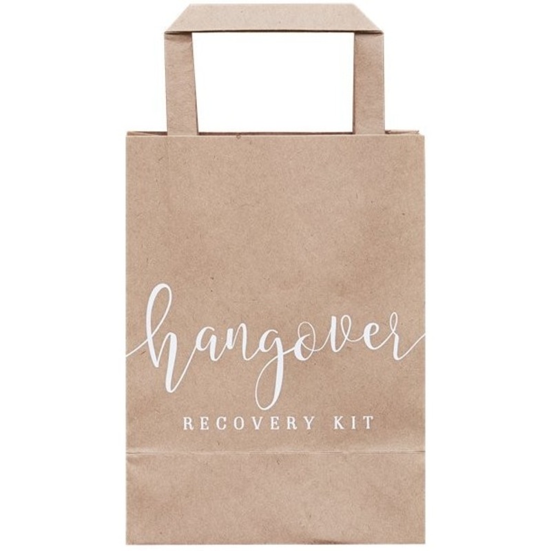 5 Hangover Recovery Kit paper bags 26.5cm