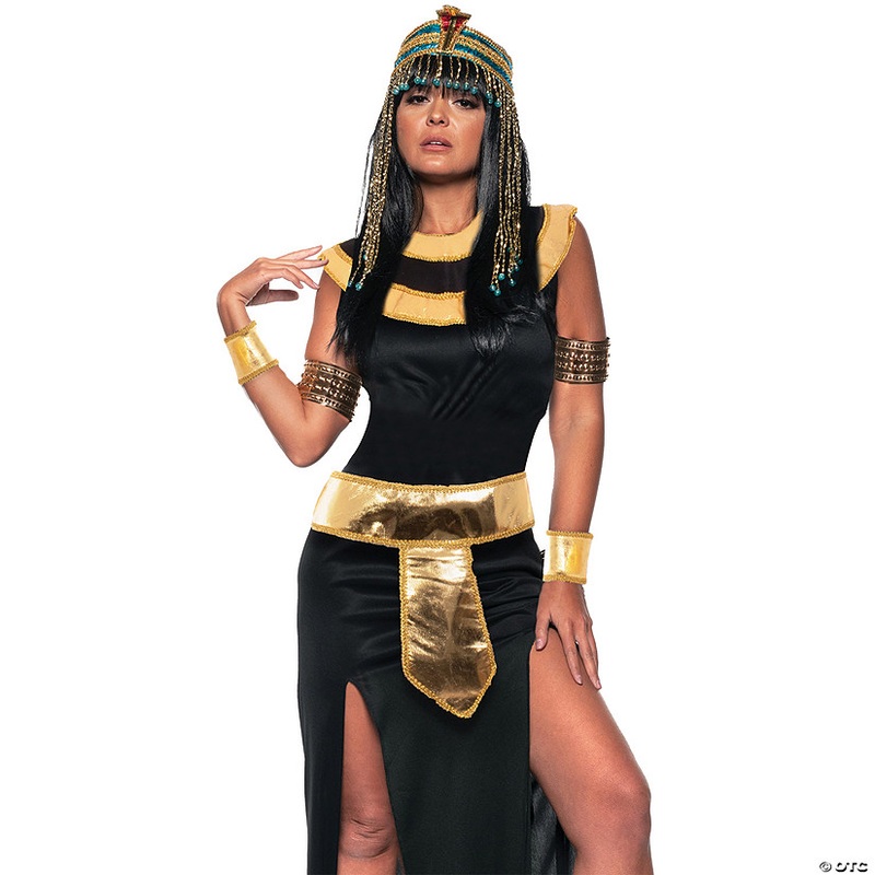 Adults Gold & Black Egyptian Costume Accessory Kit – One Size