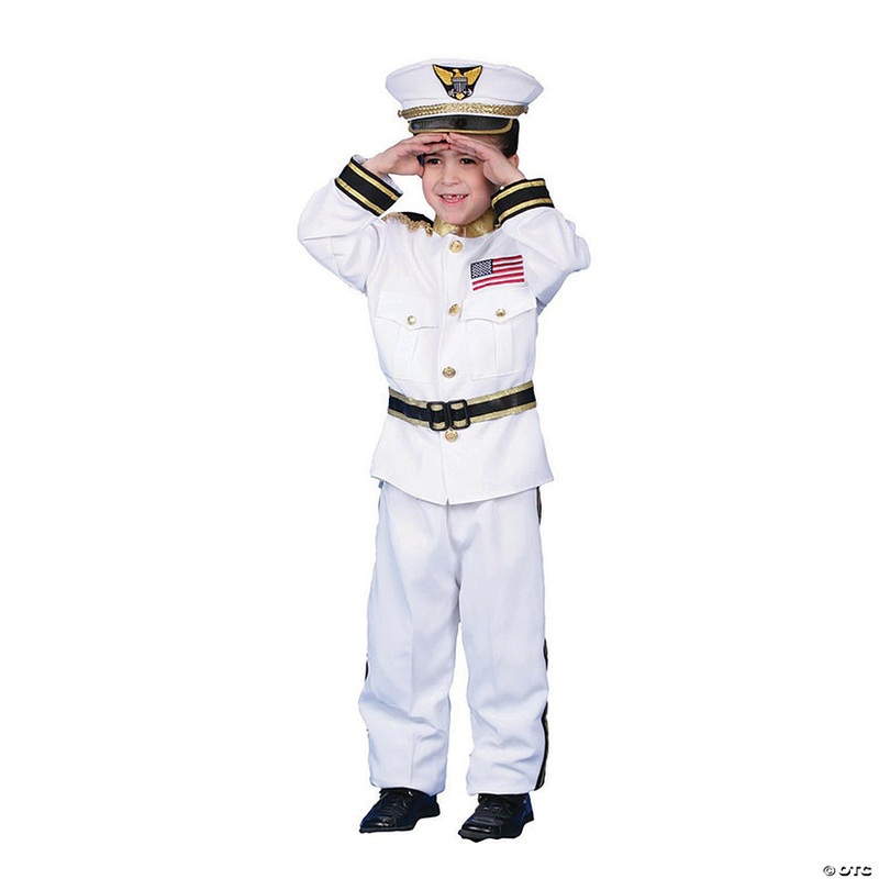 Boy’s Navy Admiral Costume|B12TO14|B8TO10|B4TO6