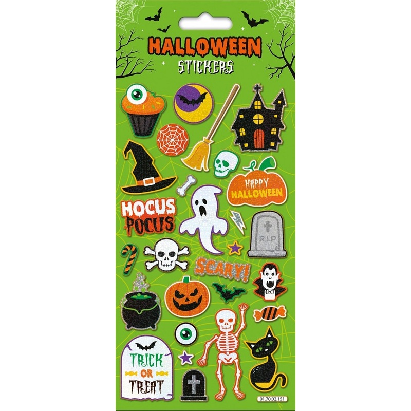 Halloween Sticker Scary
